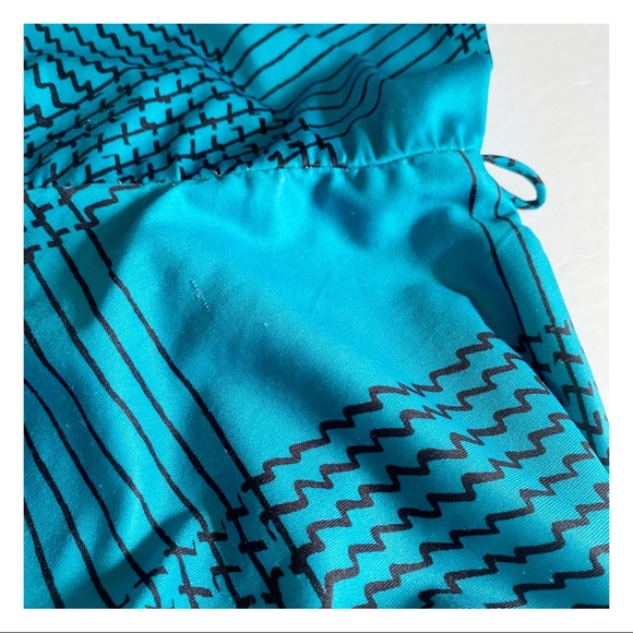 VINTAGE - CROSSROADS PRINT 80’S DAY DRESS sz. 38 - Picture 8 of 10